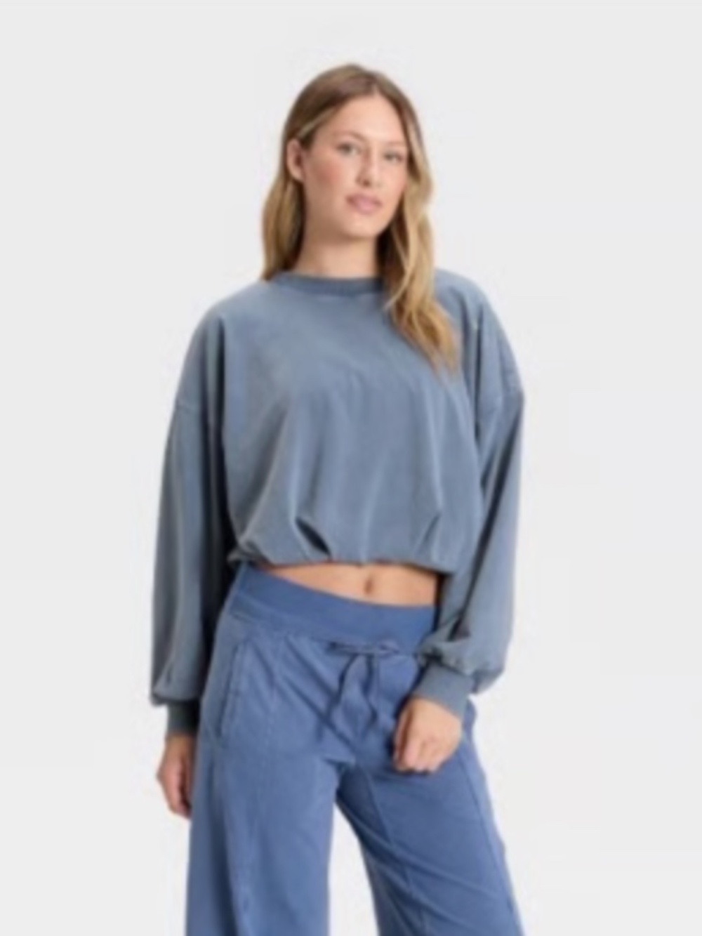 Bubble Hem Long Sleeve Top - Picture 8 of 8